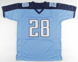 Chris Johnson Signed Tennessee Titans Jersey (Beckett Hologram) 3xPro Bowl R.B