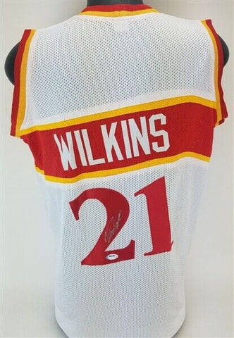 Dominique Wilkins Signed Custom 'Human Highlight Film' Jersey (PSA/DNA COA)