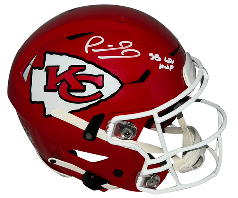 PATRICK MAHOMES SIGNED KANSAS CITY CHIEFS AUTHENTIC SPEEDFLEX HELMET SB LIV MVP