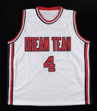 Christian Laettner Signed Team USA Dream Team Jersey (JSA) 1992 Gold Medalists