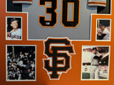 FRAMED SAN FRANCISCO GIANTS ORLANDO CEPEDA AUTOGRAPHED SIGNED JERSEY BECKETT