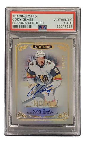 Cody Glass Signed 2020 Upper Deck #200 Vegas Golden Knights Rookie Card PSA/DNA