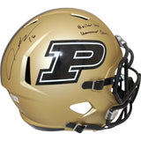 Aidan O'Connell Signed Purdue Boilermakers F/s Helmet Boiler Up Beckett 48885