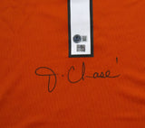 Ja'Marr Chase Autographed Orange Nike Game Jersey - Beckett W Hologram *Black