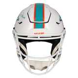 Jaylen Waddle Autographed "Go Fins" Authentic Speed Flex Helmet Fanatics LE 1/17