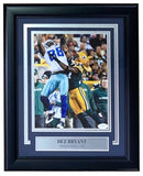 Dez Bryant Signed Framed 8x10 Dallas Cowboys vs Green Bay Photo JSA Hologram