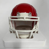 Autographed/Signed Trent McDuffie Kansas City Chiefs Red Mini Helmet BAS COA