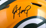 Brett Favre Signed Packers F/S Speed Authentic Helmet- Beckett W Hologram *Black