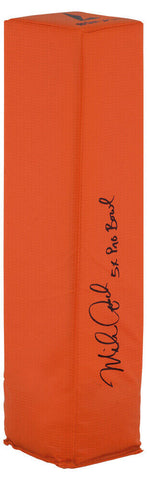 Mike Quick Signed BSN Orange Football Endzone Pylon w/5x Pro Bowl - (SS COA)