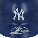 JASSON DOMINGUEZ Autographed New York Yankees Mini Batting Helmet FANATICS