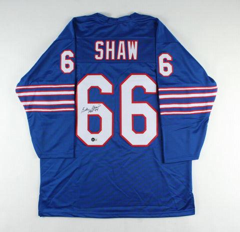 Billy Shaw Signed Bills Jersey Insc "HOF '99" (Beckett Hologram) 8xAFL All-Star