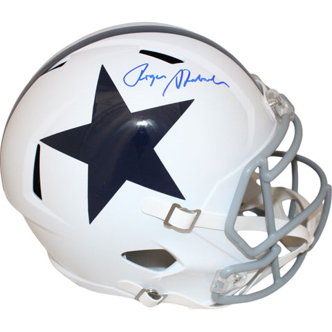 Roger Staubach Autographed Dallas Cowboys F/S 60-63 Helmet Beckett 47359