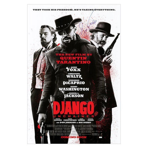 Jamie Foxx Autographed Django Unchained Original 27x40 Double-Sided Movie Poster