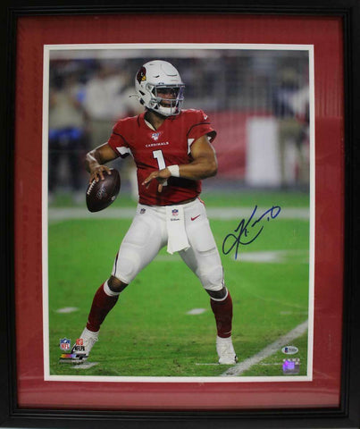 Kyler Murray Autographed/Signed Arizona Cardinals Framed 16x20 Photo BAS 29386