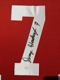 FRAMED OHIO STATE BUCKEYES DWAYNE HASKINS AUTOGRAPHED SIGNED JERSEY JSA SD COA