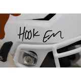 Quinn Ewers Autographed Texas Longhorns SpeedFlex Helmet Hook Em Beckett 47627