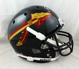 Deion Sanders Signed Florida State Seminoles F/S Black Helmet- Beckett Auth *Sil