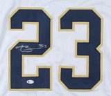 Tyler Boyd Signed Pitt Panthers White Jersey (Beckett COA) Cincinnati Bengals WR