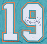 Bernie Kosar Signed Dolphins Teal Home Jersey (JSA COA) 2xPro Bowl / U of Miami