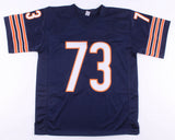 Mike Hartenstine Signed Jersey Chicago Bears S.B. XX Champs & Bear Down/ Beckett