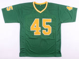 Rudy Ruettiger Signed Notre Dame Fighting Irish Green Jersey (JSA COA)