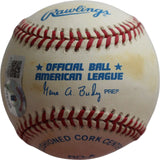 Bob Feller Autographed American League Baseball HOF Toned Beckett 44351