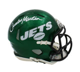 Curtis Martin Signed New York Jets Speed NFL Mini Helmet