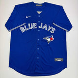 Autographed/Signed Bo Bichette Toronto Blue Baseball Jersey JSA COA