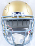 Joe Montana Autographed Notre Dame F/S Speed Helmet - Fanatics *Black