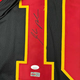 Autographed/Signed Isiah Pacheco Kansas City Black Football Jersey JSA COA