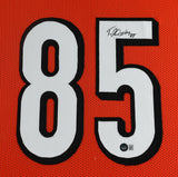 Tee Higgins Signed 35"x 43" Framed Cincinnati Bengals Jersey (Beckett Hologram)