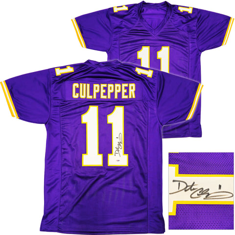 MINNESOTA VIKINGS DAUNTE CULPEPPER AUTOGRAPHED PURPLE JERSEY PSA/DNA 234957