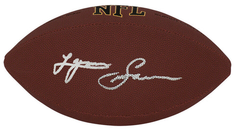 Lynn Swann Signed Wilson Super Grip Full Size NFL Football - (SCHWARTZ COA)