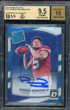 2017 Donruss Optic Rated Rookie Patrick Mahomes BGS 9.5/10 Auto GEM MINT