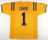 Ja'Marr Chase Signed LSU Tigers Jersey (JSA COA) 2020 National Champ's Receiver