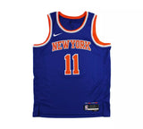 Jalen Brunson Signed New York Knicks Nike Blue NBA Jersey