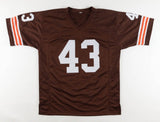 Mike Pruitt Signed Cleveland Browns Jersey Insc "2xPro Bowl" (Playball Ink Holo)