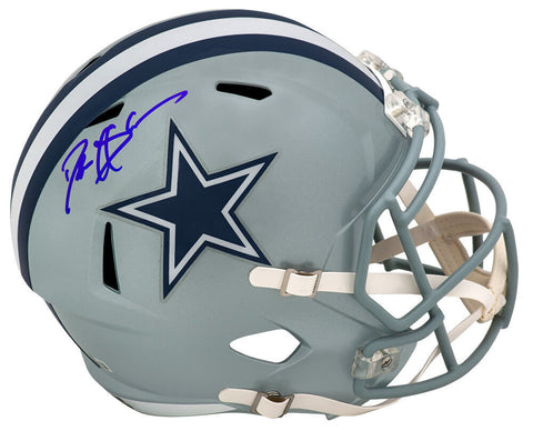 Deion Sanders Signed Cowboys Riddell Full Size Speed Rep Helmet - (Beckett COA)