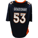 Randy Gradishar Signed Broncos Nike XXL Blue Jersey Orange Crush BAS 48484