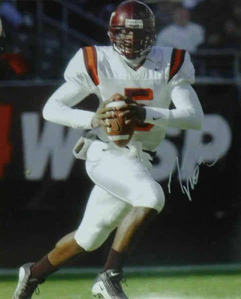 Marcus Vick Autographed/Signed Virginia Tech Hokies 16x20 Photo 13681