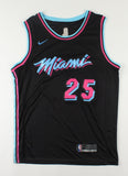 Kendrick Nunn Signed Heat Black Miami Vice Custom Nike Style Jersey (JSA COA)