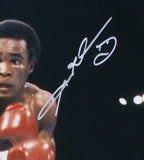 Sugar Ray Leonard Signed 16x20 Boxing Photo vs Thomas Hearns BAS ITP