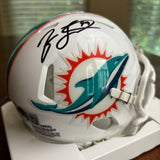 JASON TAYLOR AUTOGRAPHED SIGNED MIAMI DOLPHINS MINI HELMET W/ HOF '17 BECKETT