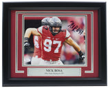 Nick Bosa Signed Framed 8x10 Ohio State State Buckeyes Photo JSA