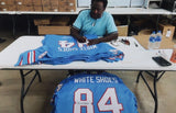 Billy "White Shoes" Johnson Signed Houston Oilers Jersey (JSA COA) 3xPro Bowl WR