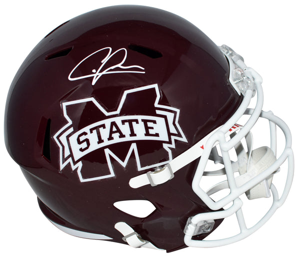 CHRIS JONES SIGNED MISSISSIPPI STATE BULLDOGS FULL SIZE SPEED HELMET BECKETT