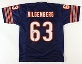 Jay Hilgenberg Signed Chicago Bears Jersey (Beckett) Super Bowl XX Champ/ Center