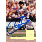 Gregg Olson Autographed/Signed 1993 Donruss SE #8 Trading Card Beckett 48116