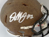 Dwayne Haskins Signed Redskins 1937 Tribute Speed Mini Helmet- Beckett Auth