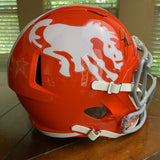 JOHN ELWAY SIGNED DENVER BRONCOS THROWBACK FS REPLICA HELMET BECKETT